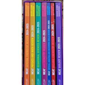 MCAT Complete 7-Book Subject Review Includes Quickfacts And Timeline Chart